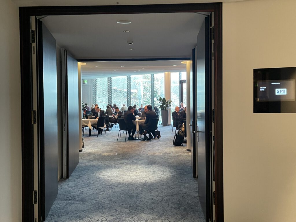 Sitzungszimmer im Dolder Grand zur SMI-Rohstoff-Konferenz