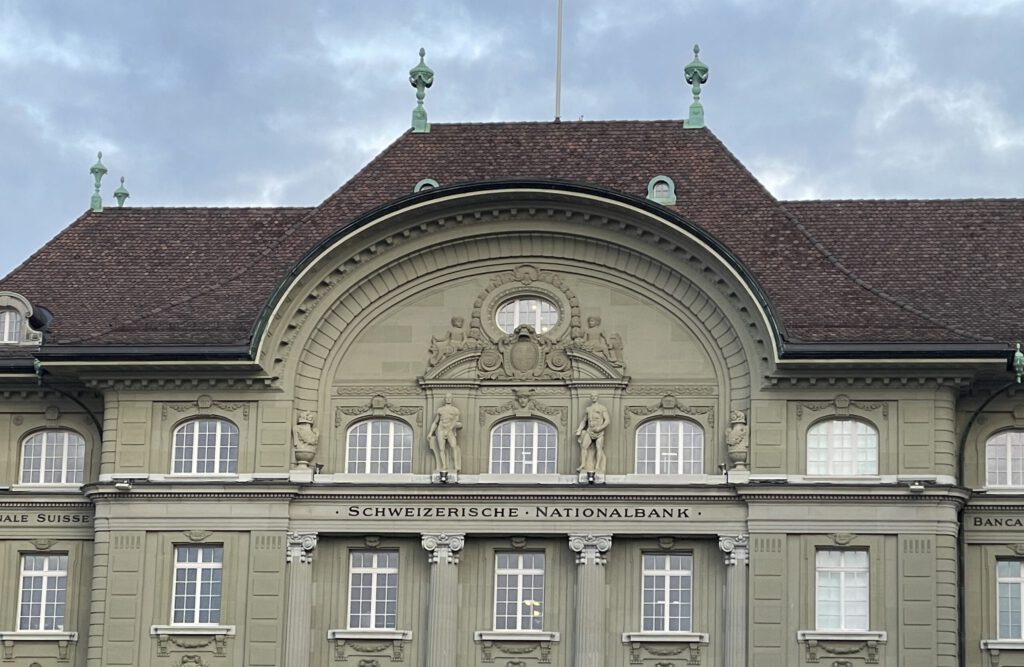 Gebäude der Schweizerischen Nationalbank SNB in Bern
