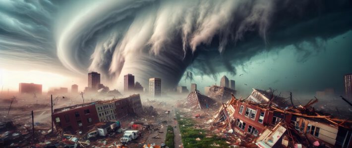 Kapitalmärkte jubeln über Wirbelsturmsaison Schäden durch einen Wirbelsturm