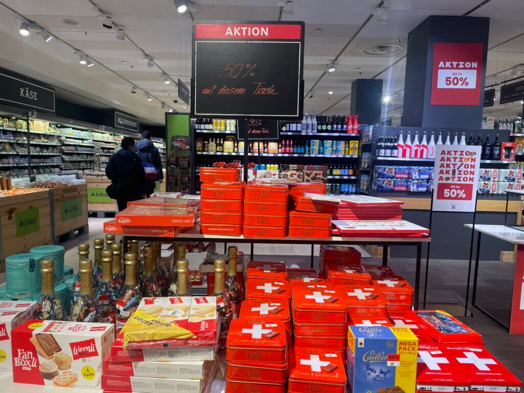 Rabatt-Aktionen bei Manor in Basel