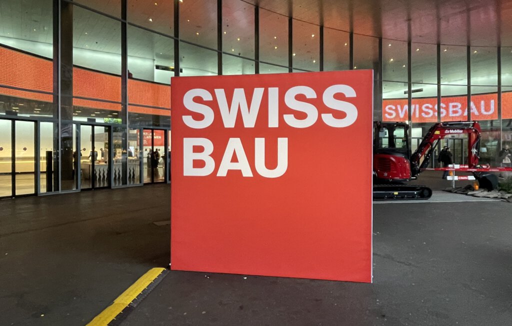 Logo der Swissbau an der Messe Basel