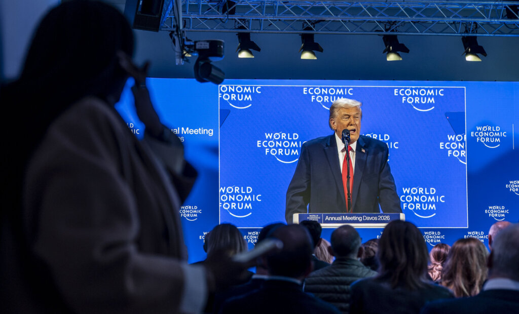 US-Präsident Donald Trump am WEF 2026 in Davos