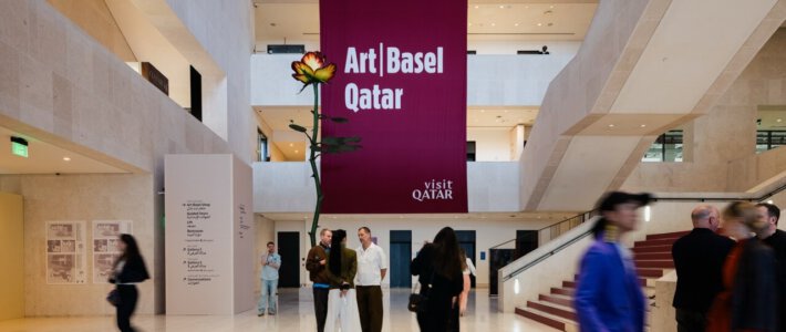 Art Basel Qatar in Halle M7 im Kunstviertel Msheireb in Doha