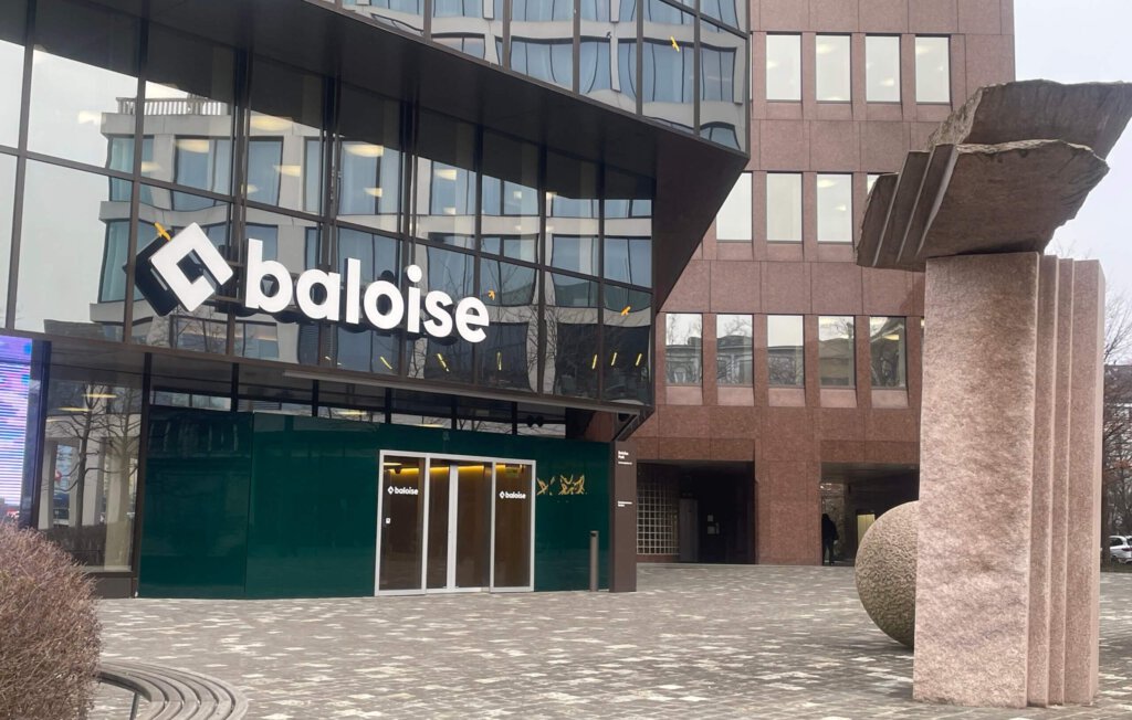 Logo der Baloise an Campus in Basel