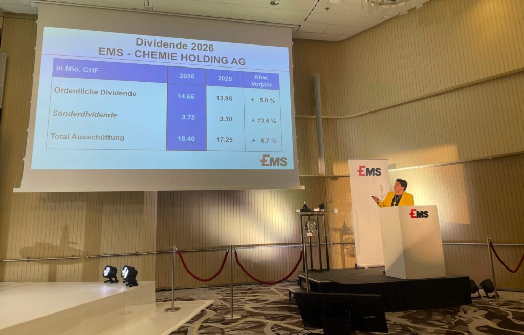 Martullo-Blocher präsentiert eine Dividendenerhöhung