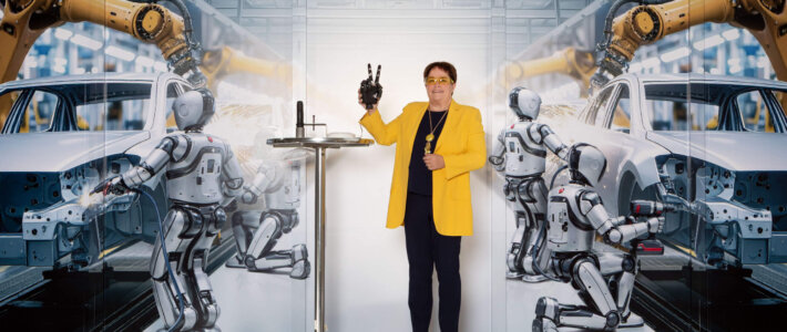 Magdalena Martullo-Blocher an der Ems-Medienkonferenz in Zürich