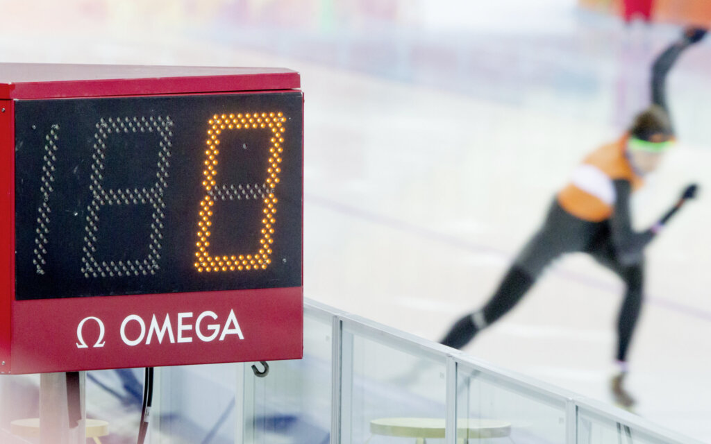 Omega-Zeitmessung bei Olympia