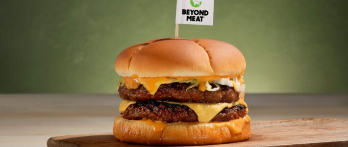 Drei Gründe lassen Hype um Fleischersatz verpuffen Ein Burger von Beyond Meat ohne Fleisch