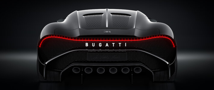 Bugatti-Sondermodell für Zuger Start-up veräussert Bugatti «La Voiture Noir»