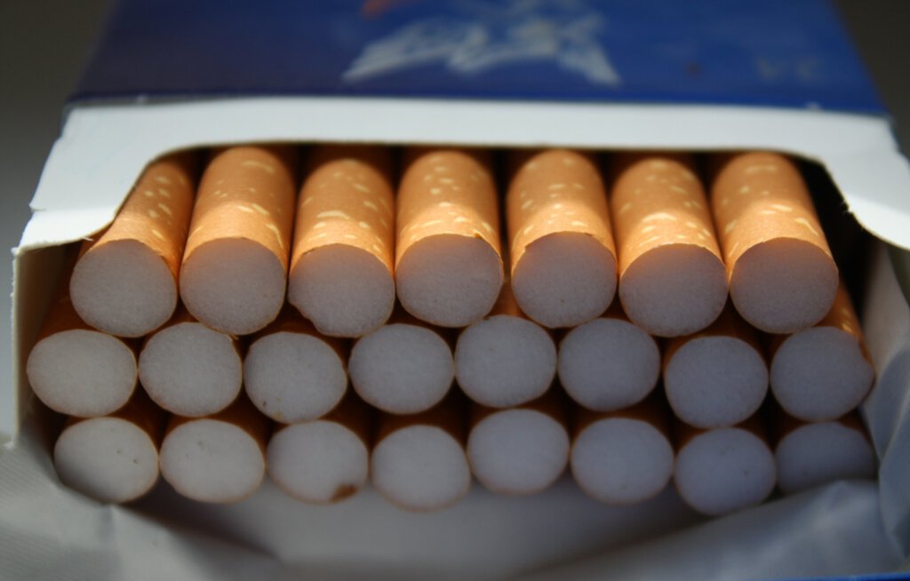 Zigaretten in einer Packung