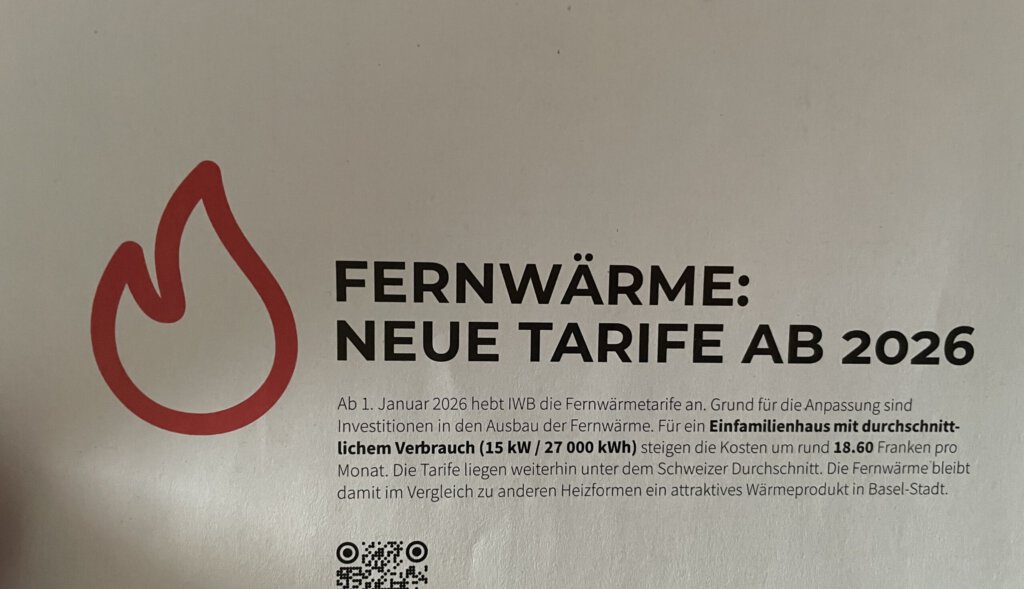 Fehlerhafte Kundeninformation von den IWB