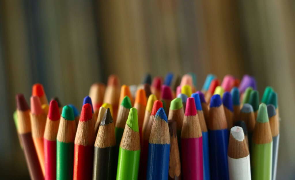 Bundle an Buntstiften