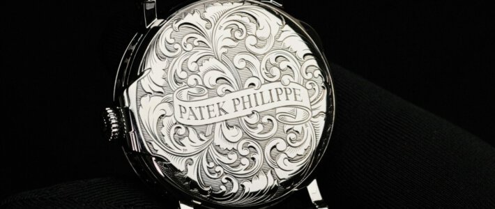 Epstein und die Schweizer Luxusuhren Rückseite eine Schweizer Luxusuhr von Patek Philippe