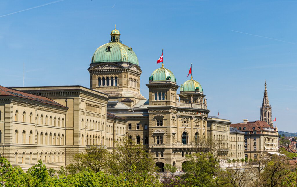 Schweizer Parlament in Bern