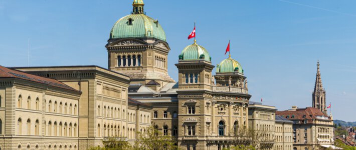 Schweizer Parlament in Bern
