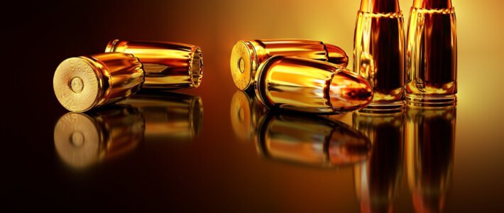 Patronen auf einem Tisch