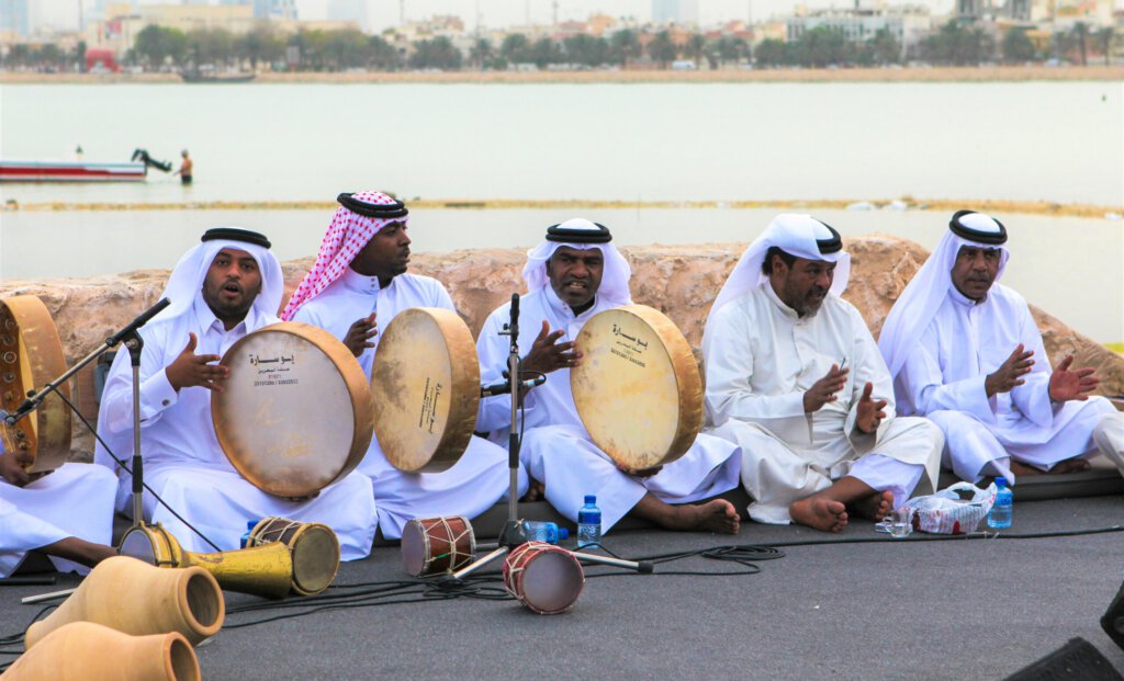Traditionelle Musiker in Bahrain