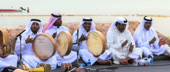Traditionelle Musiker in Bahrain