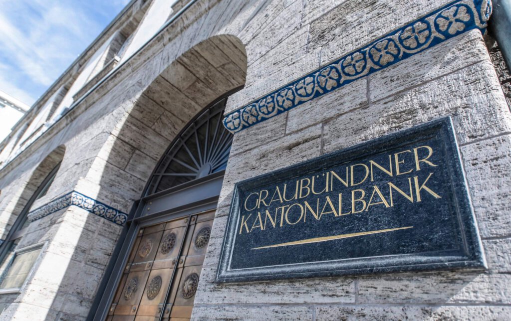 Logo der Graubündner Kantonalbank in Chur GB