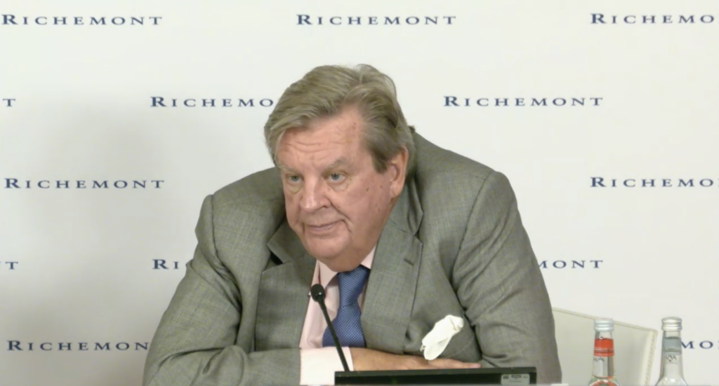VRP von Richemont Johann Rupert