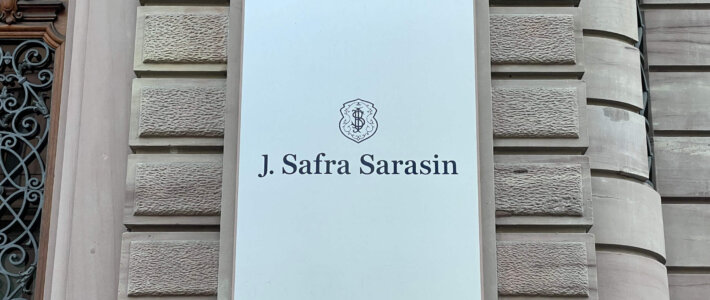 Bank J. Safra Sarasin mit Milliarden an Verlustvorträgen Logo des Basler Bankhauses J. Safra Sarasin