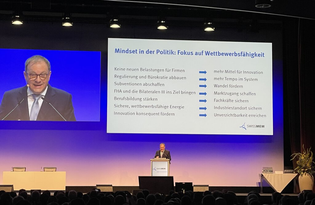 Swissmem-Präsident Martin Hirzel in Basel
