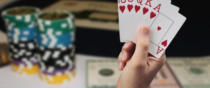 Spielkarten und Jetons