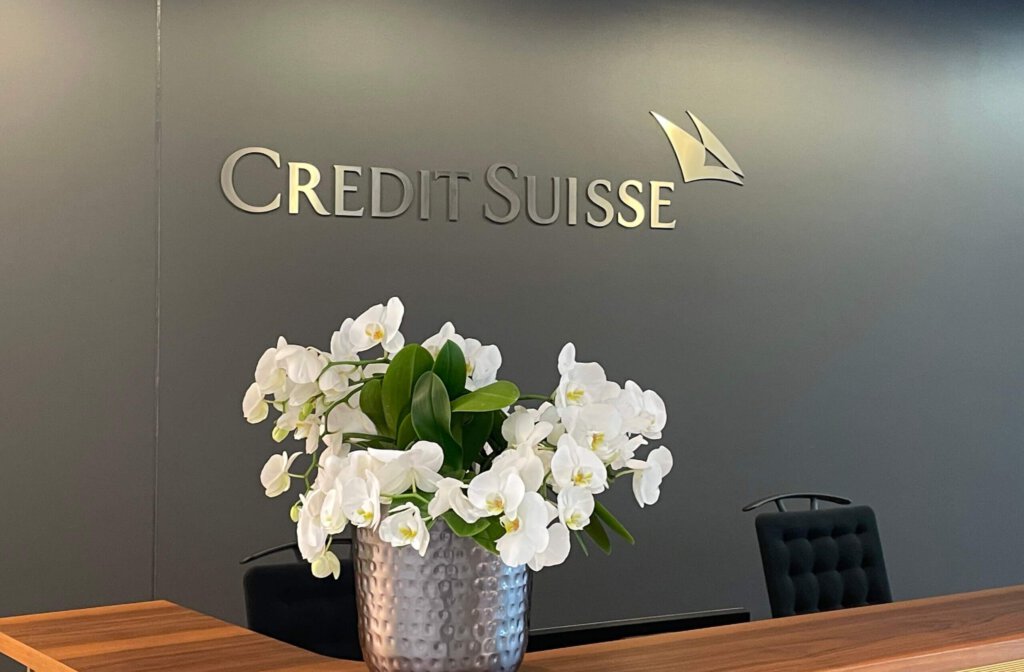 Rezeption der Credit Suisse am Uetlihof in Zürich
