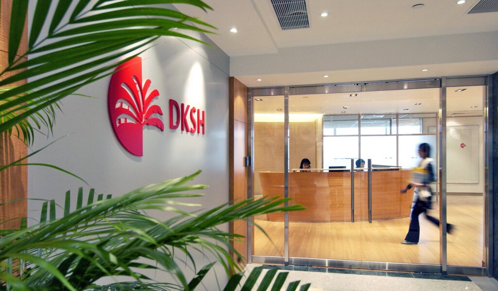 Reception von DKSH mit Grünpflanze