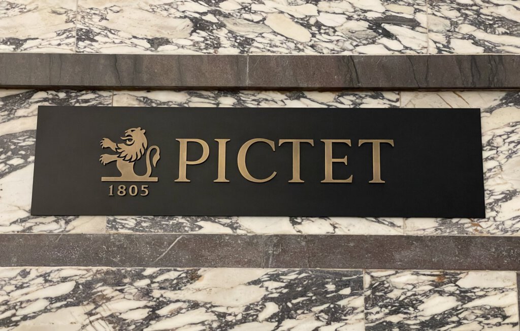 Logo der Privatbank Pictet