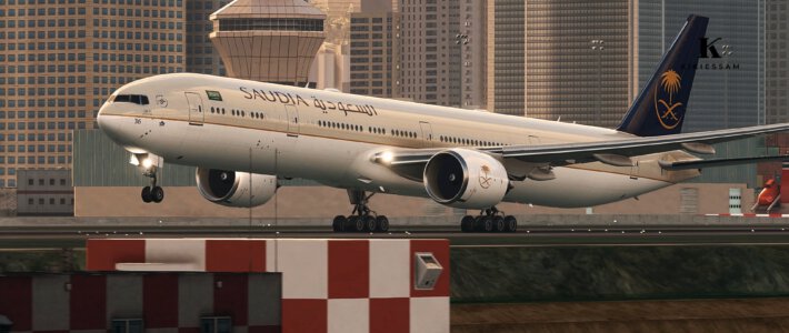Schweiz und Saudiarabien rücken näher zusammen Ein Flugzeug von Saudia beim Start