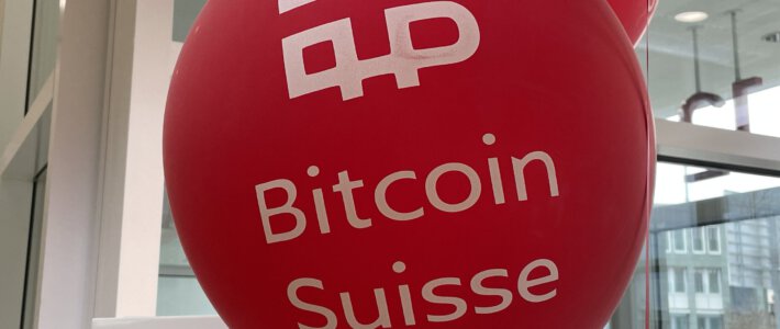 Bitcoin Suisse gefährdet den Firmennamen Luftballons von Bitcoin Suisse