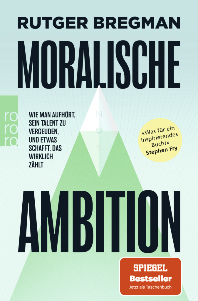 Buch-Cover «Moralische Ambition» von Rutger Bregman im Rowohlt-Verlag