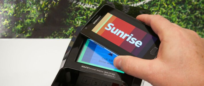 Telekomfirma Sunrise im Jammertal Sunrise-Mobilzahlung