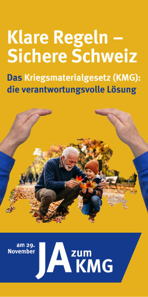 Swissmem Kampagne zum Kriegsmaterialgesetz