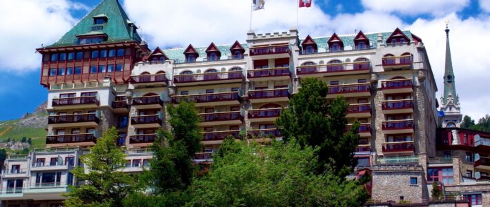 Nur das Badrutt’s Palace glänzt noch für die Schweiz Das Badrutt's Palace in St. Moritz