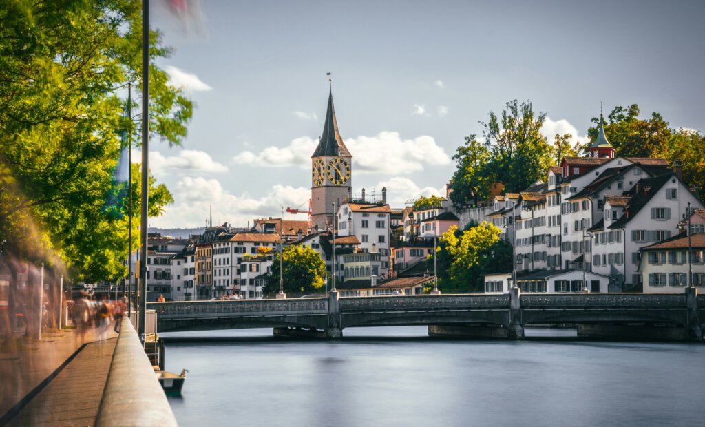 Ein Blick über Zürich
