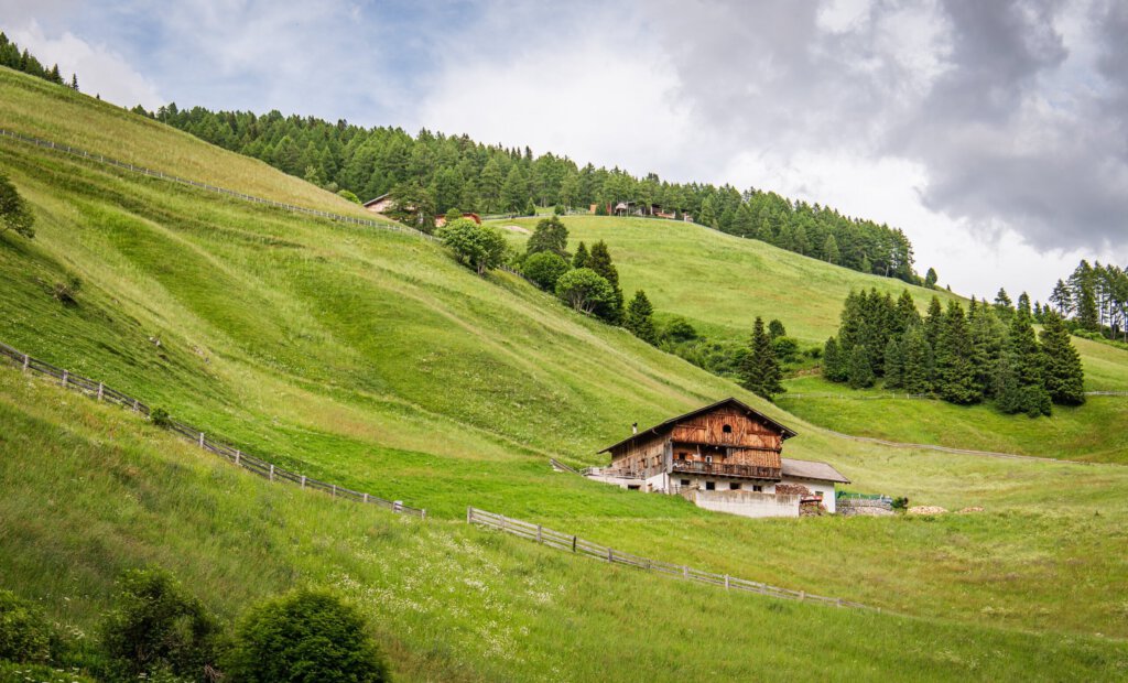Häuser in den Alpen